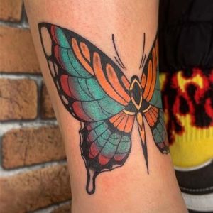 tatuajes mariposas neotradi en Zaragoza