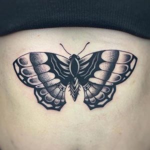 tatuajes mariposas old school en Zaragoza