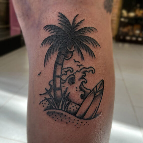 tatuaje tradicional isla