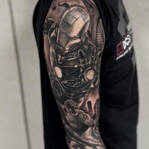 Tatuajes de Marvel en Zaragoza Tatuajes Marvel Zaragoza Ironman y Spiderman