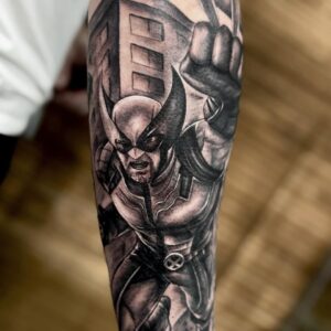 Tatuajes de Marvel en Zaragoza Tatuajes Marvel Zaragoza Lobezno