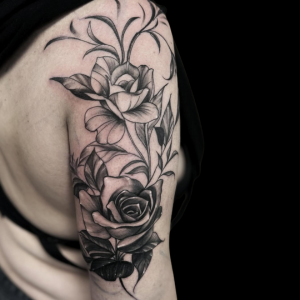 tatuajes en el brazo en zaragoza rosas