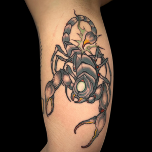 tatuajes en el brazo en zaragoza escorpion