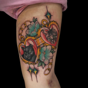 tatuajes en el brazo en zaragoza gatos