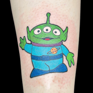 tatuaje cartoon gancho toy story
